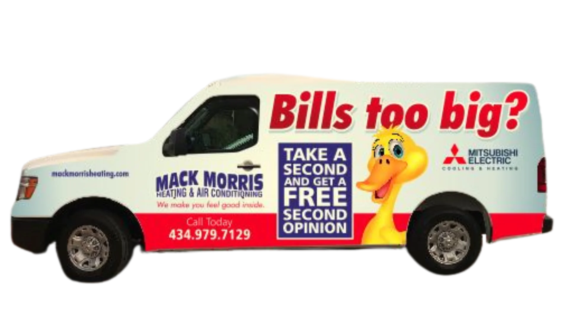 Mack Morris Heating and Air Van